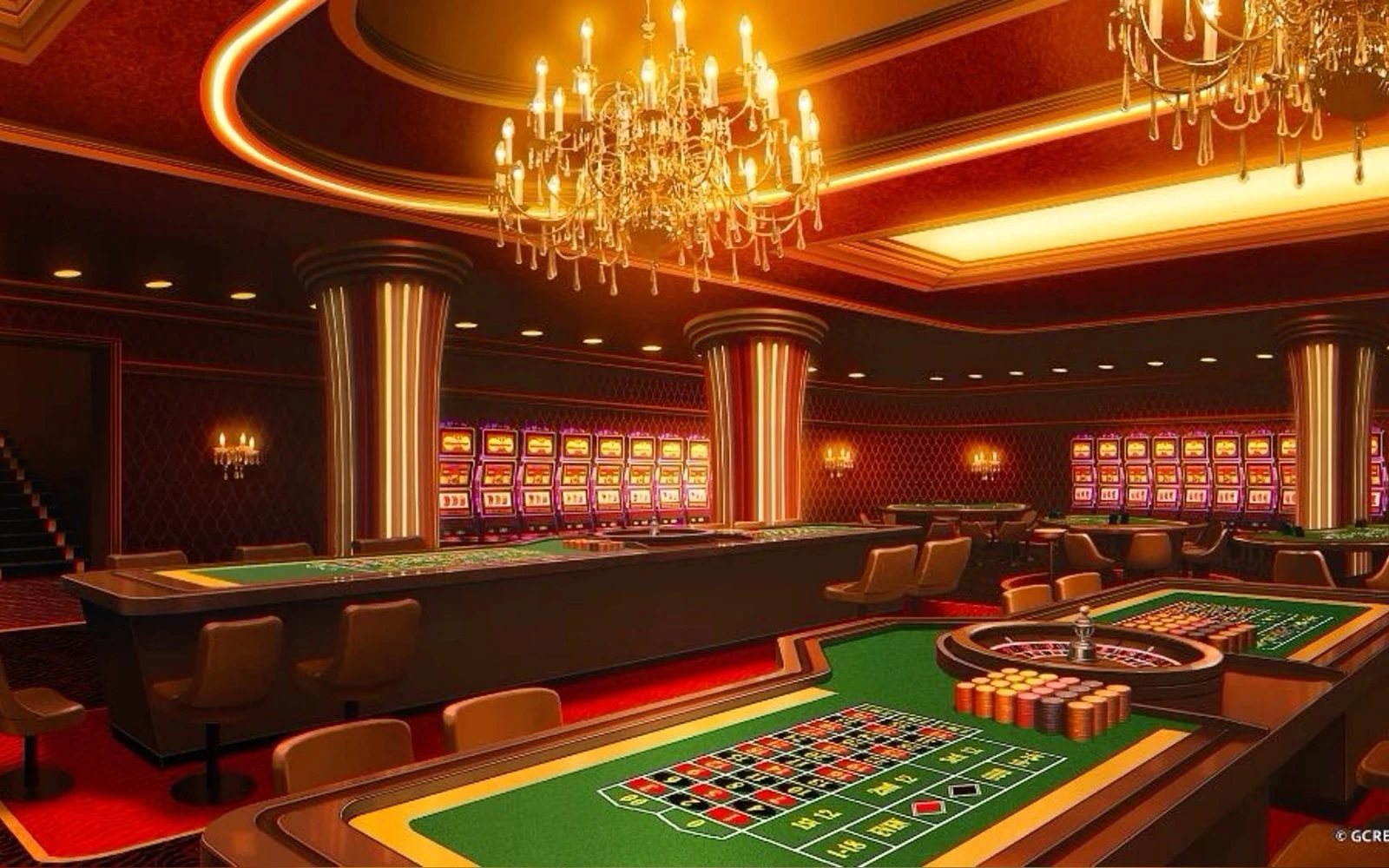บรรยากาศเกมคาสิโนในล็อบบี้ 91pg